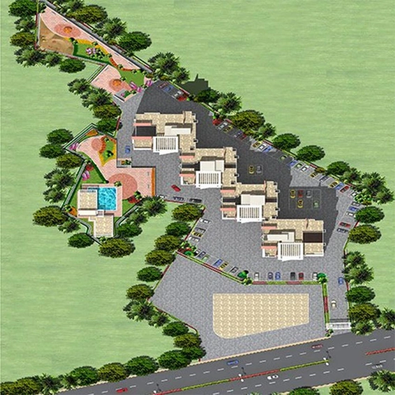 Master Plan of Sudarshan Sky Garden in Ghodbunder Road, Thane - Image 252554
