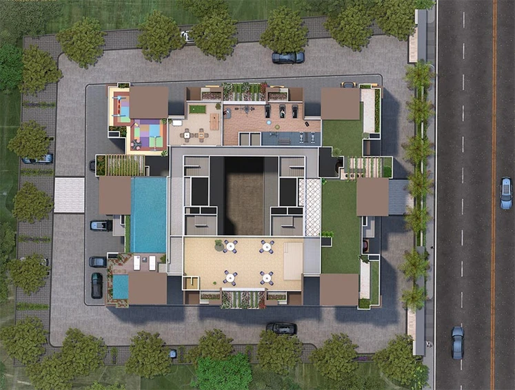 Master Plan of Kamdhenu The Premia in Hadapsar, Pune - Image 227040