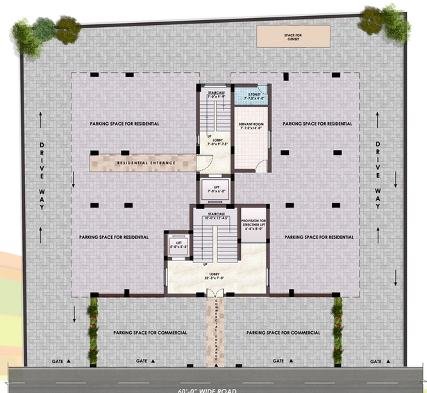 Master Plan of KCee Chaithanyam in KK Nagar, Chennai - Image 227057