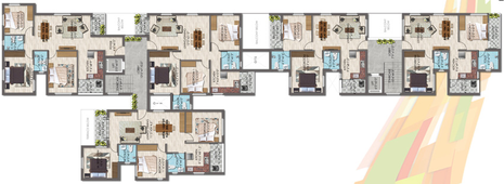 Floor Plan of KCee Niveditham in West Mambalam, Chennai - Image 227070