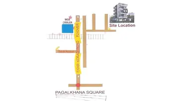 Location of Kalash Apartment - Image 227786