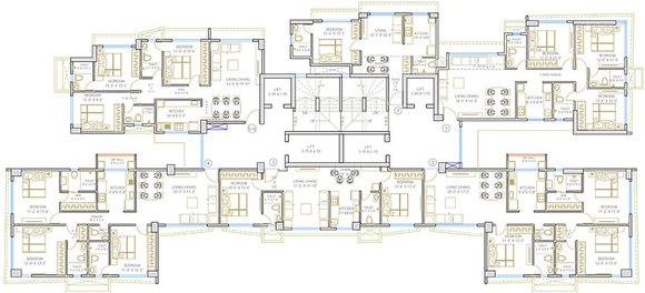 Floor Plan of Shanti Heights in Matunga East, Mumbai - Image 228321