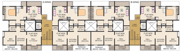 Floor Plan of Suryavanshi Manorath in Shikrapur, Pune - Image 229952