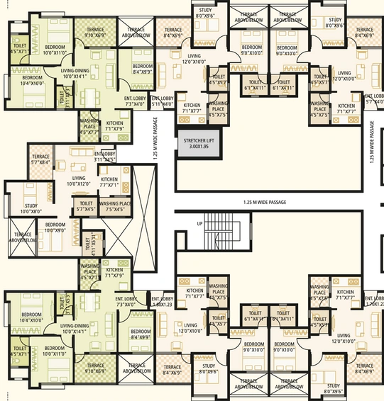 Floor Plan of Vastushodh Urbangram in Kondhawe Dhawade, Pune - Image 229971