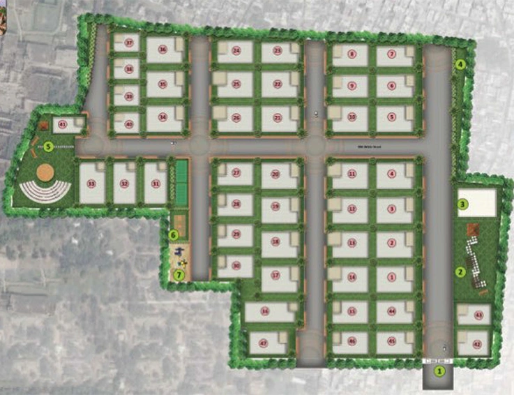 Master Plan of Ardente Eden Vista in Attapur, Hyderabad - Image 230130