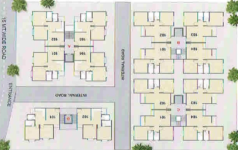 Master Plan of The Arrows in Bhayli, Vadodara - Image 233096