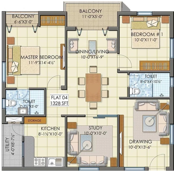 2.5 BHK Flat in Incor Bonsai Homes in Serilingampally, Hyderabad - Image 852651