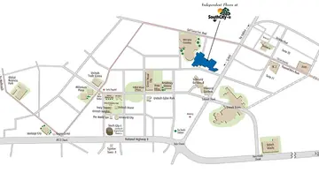 Location of Unitech South City 2 - Image 232952