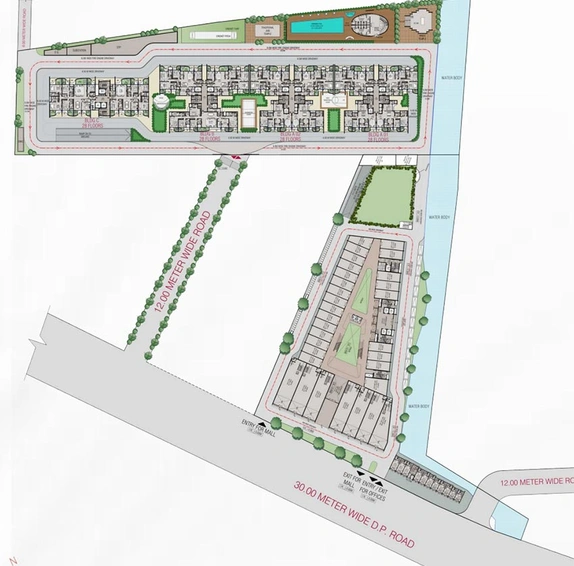 Master Plan of Viraj Quillion Residencies in Govind Nagar, Nashik - Image 235804
