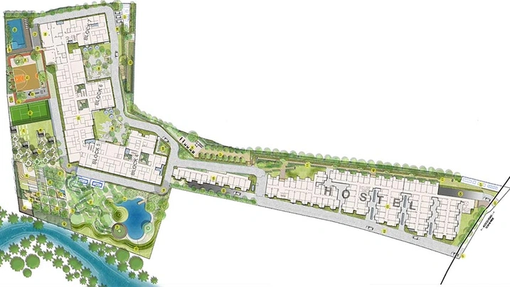 Master Plan of Sattva Simplicity in Rajarajeshwari Nagar, Bangalore - Image 238761