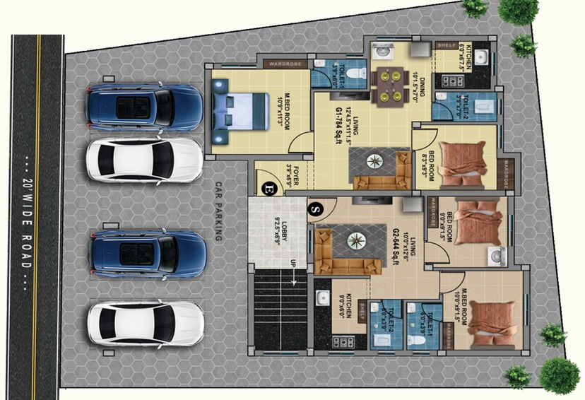 Master Plan of MP Winter in Anakaputhur, Chennai - Image 239794