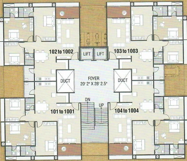 Floor Plan of Zircon Classic in Koteshwar, Ahmedabad - Image 240118