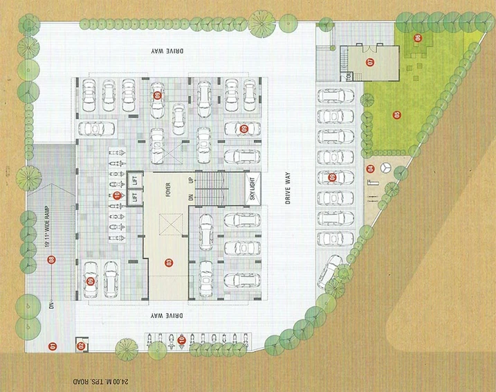 Master Plan of Zircon Classic in Koteshwar, Ahmedabad - Image 240119