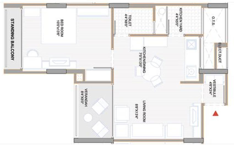 1 RK Flat in Apollo DB City in Nipania, Indore - Image 839787