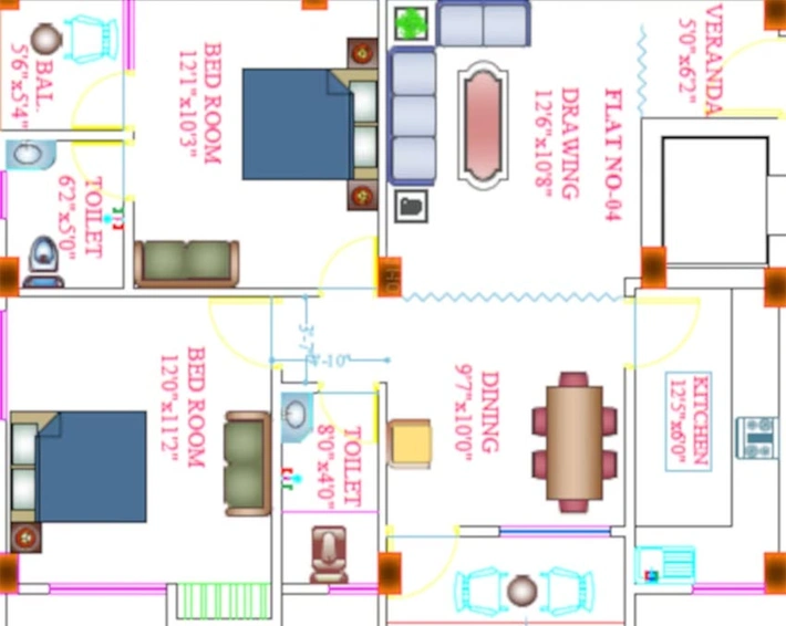 2 BHK Flat in Arpan Goutam City in Danapur, Patna - Image 840663