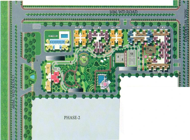 Master Plan of Habitech Panchtatva in Techzone 4, Greater Noida - Image 246101
