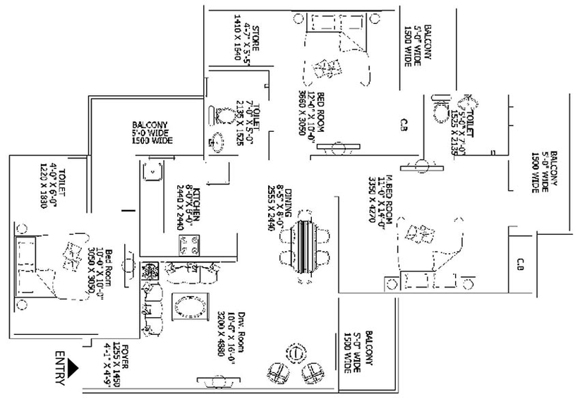 3 BHK Flat in Gaur 16th Avenue in Noida Extention, Greater Noida - Image 847492