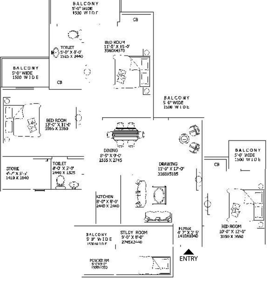 3 BHK Flat in Gaur 16th Avenue in Noida Extention, Greater Noida - Image 847494