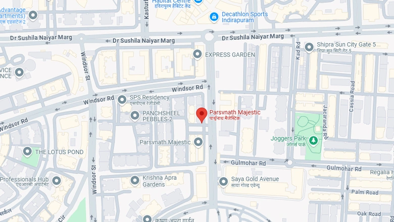 Location of Parsvnath Majestic in Indirapuram, Ghaziabad - Image 245946