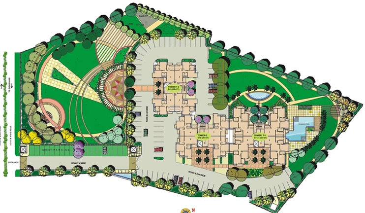 Master Plan of Parsvnath Sterling in GT Road, Ghaziabad - Image 245953