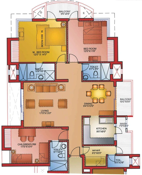 3 BHK Flat in Parsvnath Privilege Phase 1 in Pi I & II, Greater Noida - Image 843200
