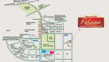 Location of Parsvnath Palacia Phase 1 - Image 246110