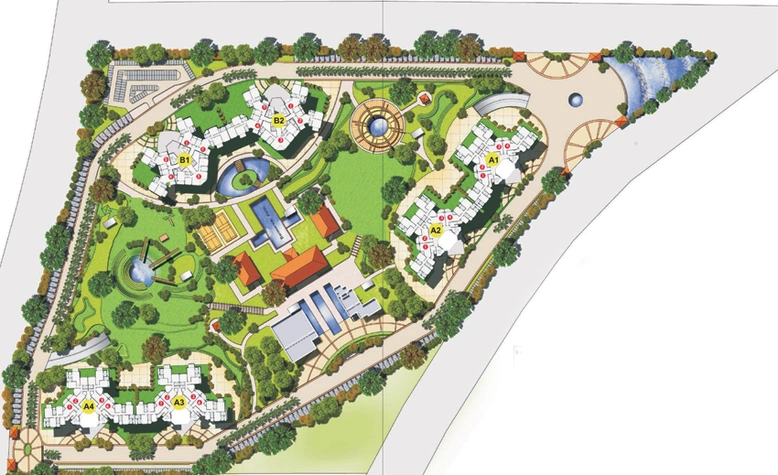 Master Plan of Parsvnath Palacia Phase 1 in Pi I & II, Greater Noida - Image 246112