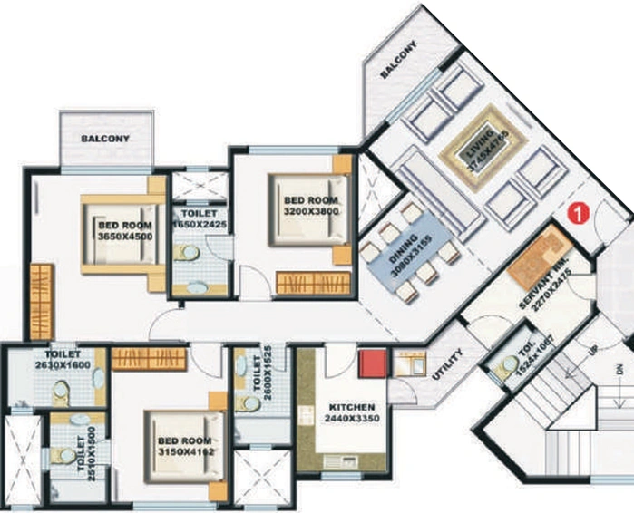 3 BHK Flat in Parsvnath Palacia Phase 2 in Pi I & II, Greater Noida - Image 843189