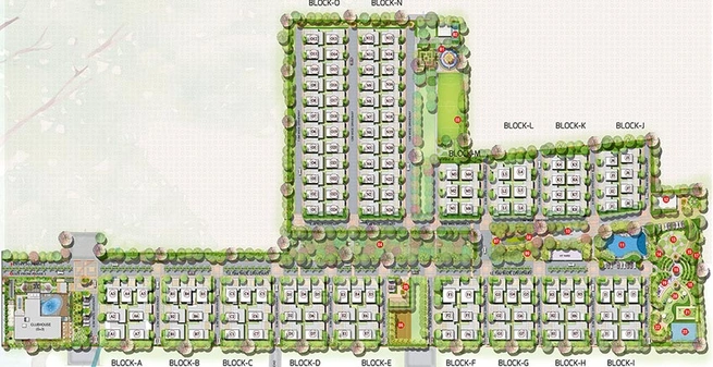Master Plan of Allure Avani in Kammasandra, Bangalore - Image 244695