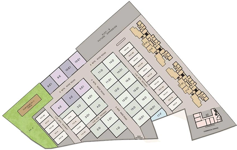 Master Plan of Om Gayatri The Heaven in Boisar East, Palghar - Image 244750