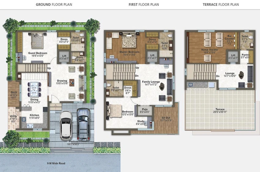 3 BHK House/Villa in S Urban Greens in Pati, Hyderabad - Image 844293