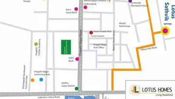 Location of Lotus Sathvik - Image 248276