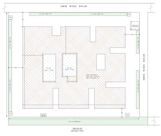 Master Plan of SVLN Heights in Nizampet, Hyderabad - Image 248286