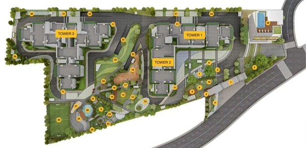Master Plan of Mana Vista in Sarjapur Road, Bangalore - Image 248321