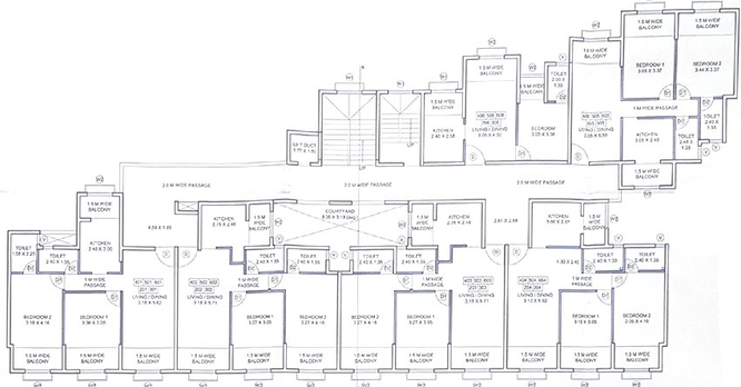 Floor Plan of UA Prabha in Margao, Goa - Image 248326