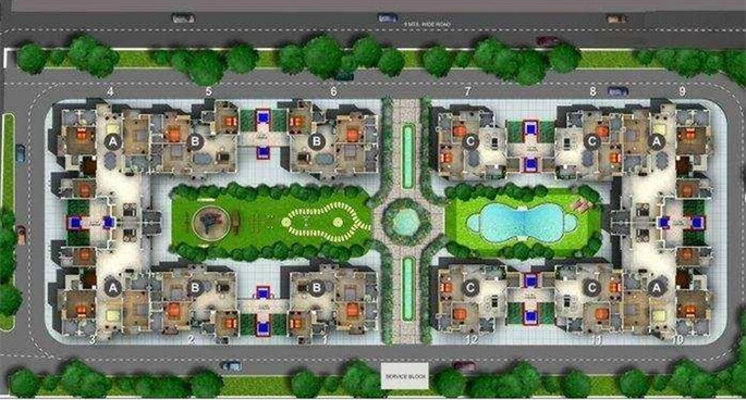 Master Plan of India Rohit Residency in Gomti Nagar, Lucknow - Image 251057