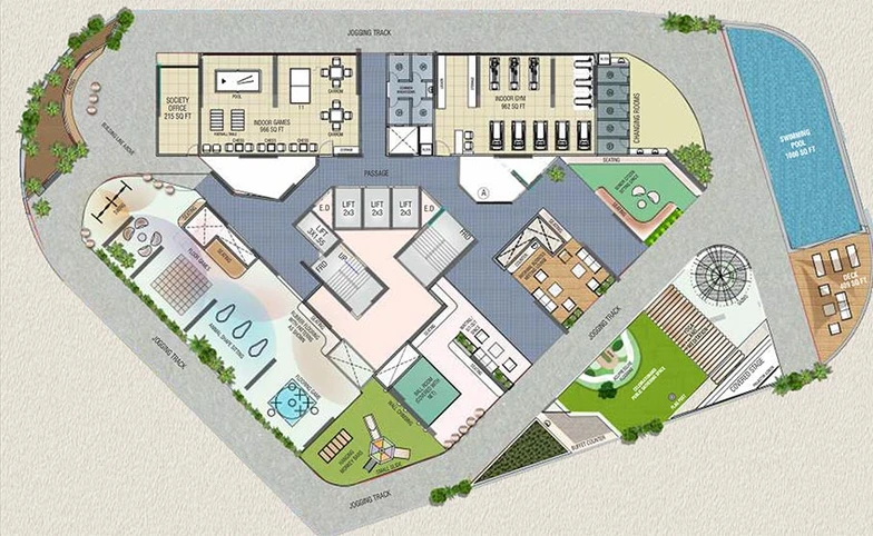 Master Plan of Shakti Siyara Heights in Kalyan West, Thane - Image 251764