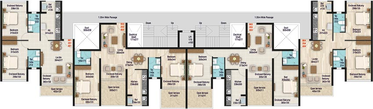 Floor Plan of Supreme Colmorod Vista in Margao, Goa - Image 251101