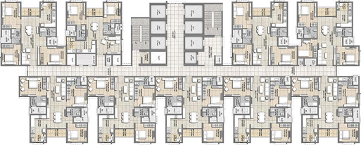 Floor Plan of Voora One Sea in East Coast Road, Chennai - Image 251218