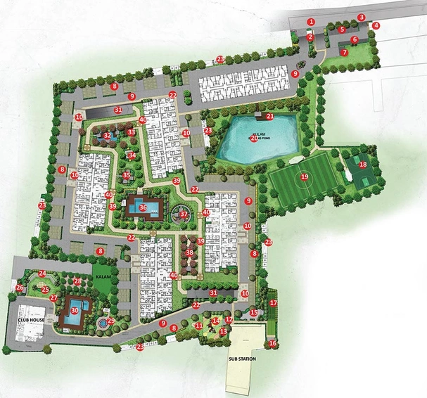 Master Plan of Voora One Sea in East Coast Road, Chennai - Image 251219