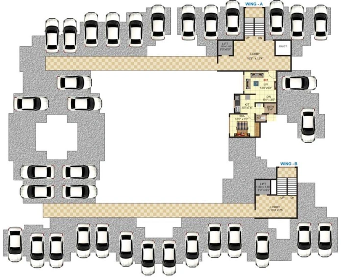 Master Plan of Gajanan Icon in Vitthalwadi, Thane - Image 252775