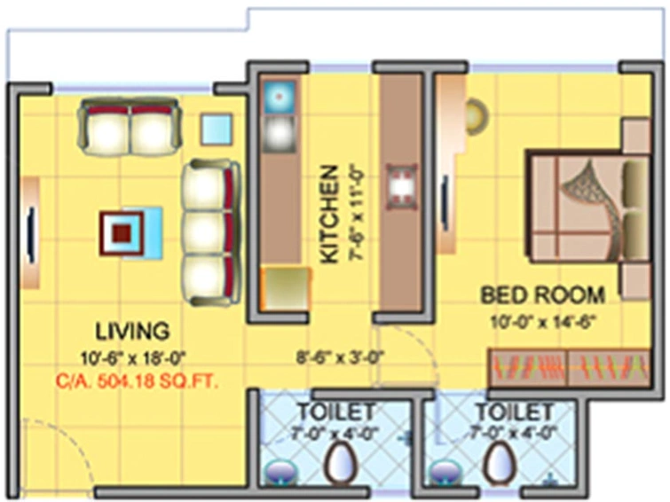 1 BHK Flat in Advent Neel Residency Phase 1 in Dahisar East, Mumbai - Image 846970