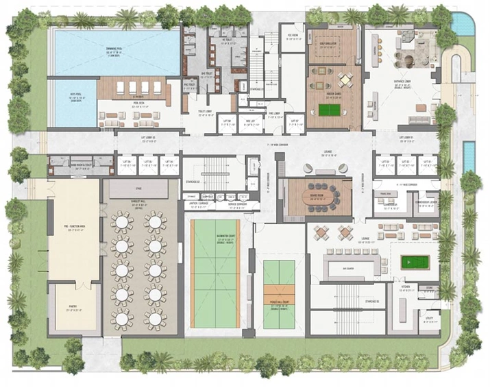 Master Plan of Raghava Capital 45 in Financial District, Hyderabad - Image 257438