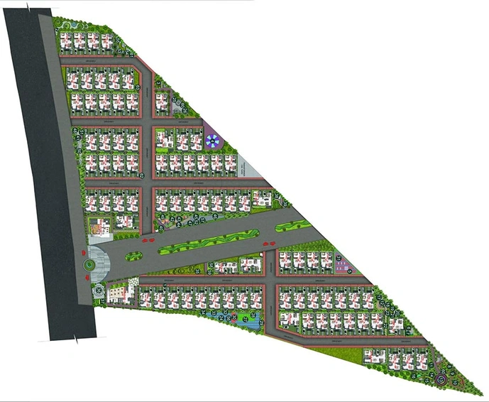 Master Plan of Casagrand Belair in Gowdavalli, Hyderabad - Image 257489