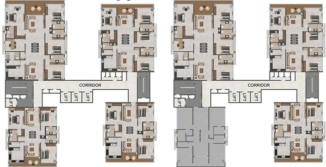 Floor Plan of Casagrand GS infinity in Attapur, Hyderabad - Image 257522