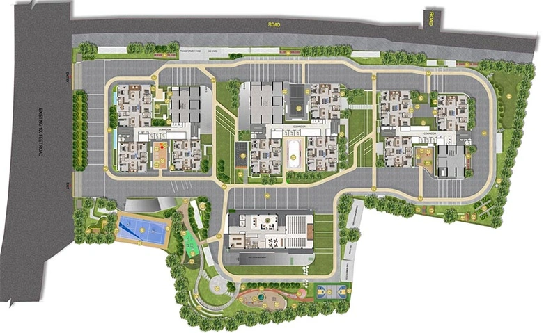 Master Plan of Casagrand GS infinity in Attapur, Hyderabad - Image 257523