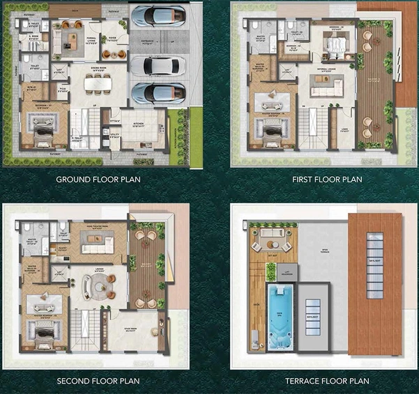 4 BHK House/Villa in Cybercity Villa Verde in Hitech City, Hyderabad - Image 848206