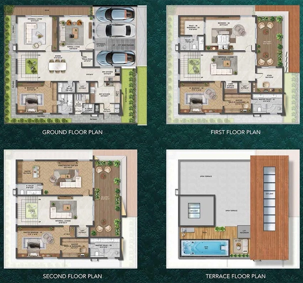 4 BHK House/Villa in Cybercity Villa Verde in Hitech City, Hyderabad - Image 848207