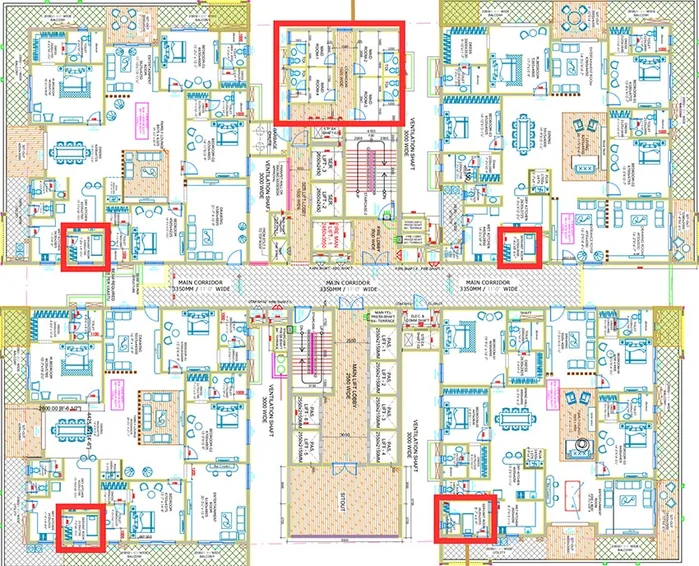 Floor Plan of Elegant Skyven in Kokapet, Hyderabad - Image 257618
