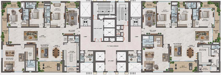 Floor Plan of MSN One in Kokapet, Hyderabad - Image 257813